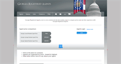 Desktop Screenshot of georgia-registered-agents.com