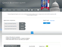 Tablet Screenshot of georgia-registered-agents.com
